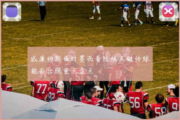 威廉姆斯面对墨西哥防线关键传球能否出现重点盘点